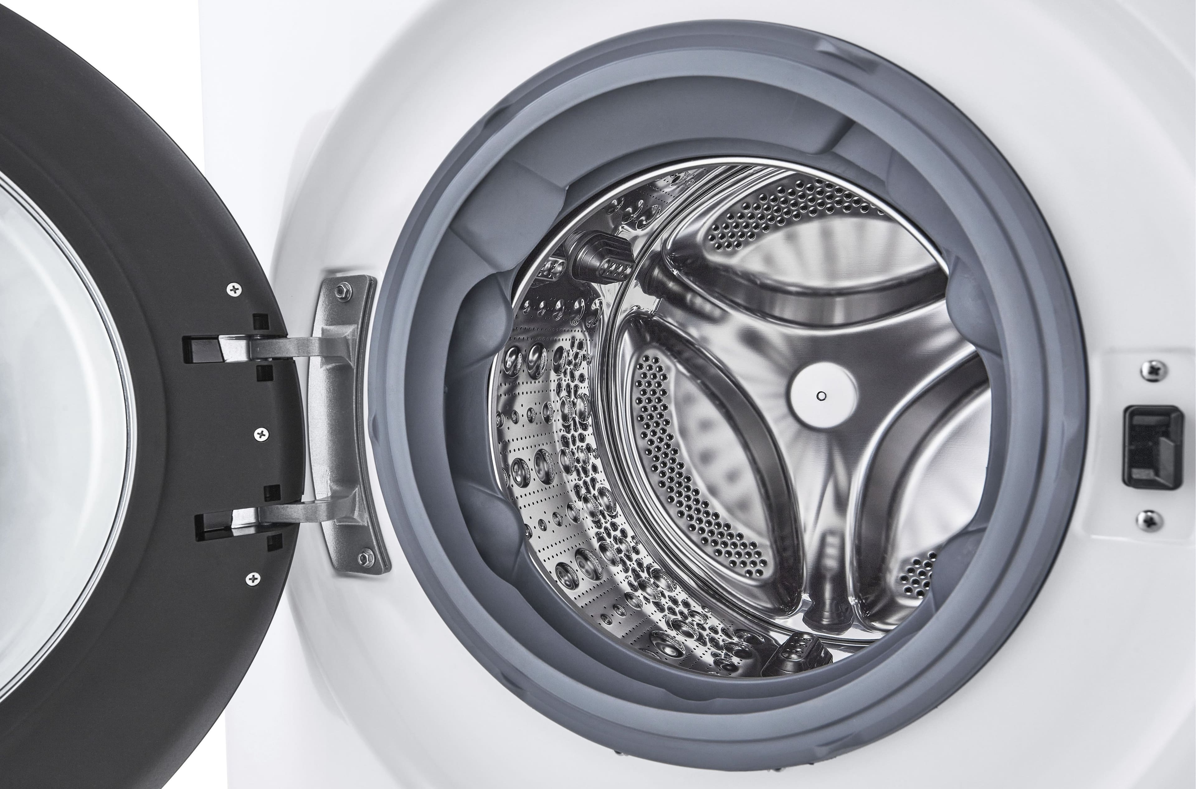 Alt View 23. LG - 2.4 Cu. Ft. HE Smart Front Load Washer and 4.2 Cu. Ft. Electric Dryer WashTower wSteam and Ventless Heat Pump Technology - White.