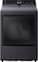 LG - 7.3 Cu. Ft. Smart Gas Dryer with Steam and EasyLoad Door - Matte Black