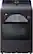 Alt View 3. LG - 7.3 Cu. Ft. Smart Gas Dryer with Steam and EasyLoad Door - Matte Black.