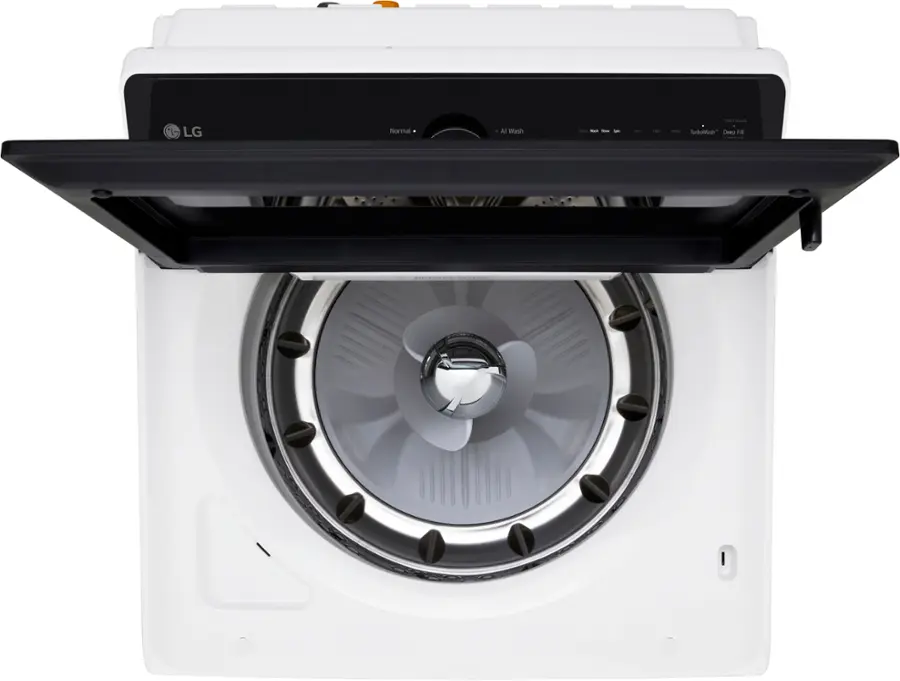 Alt View 31. LG - 5.5 Cu. Ft. High Efficiency Smart Top Load Washer with EasyUnload - Alpine White.
