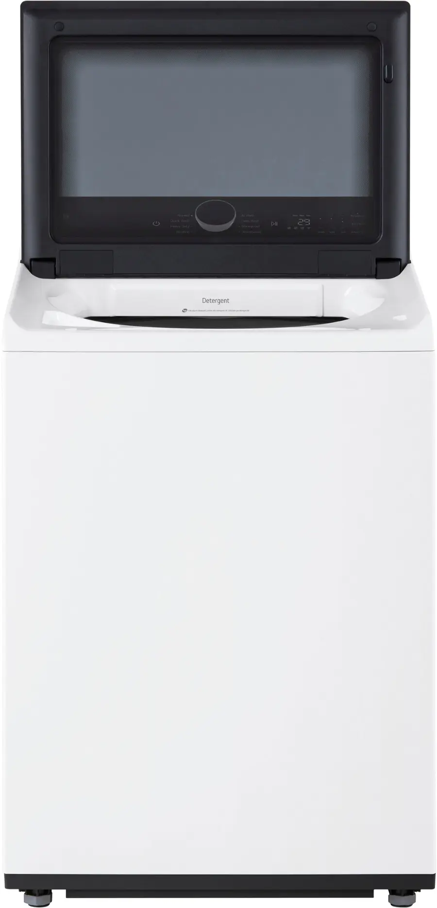 Alt View 15. LG - 5.5 Cu. Ft. High Efficiency Smart Top Load Washer with EasyUnload - Alpine White.