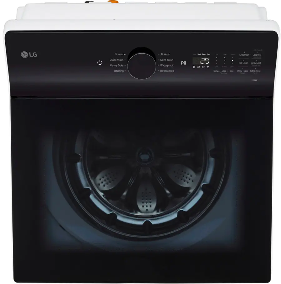Alt View 16. LG - 5.5 Cu. Ft. High Efficiency Smart Top Load Washer with EasyUnload - Alpine White.