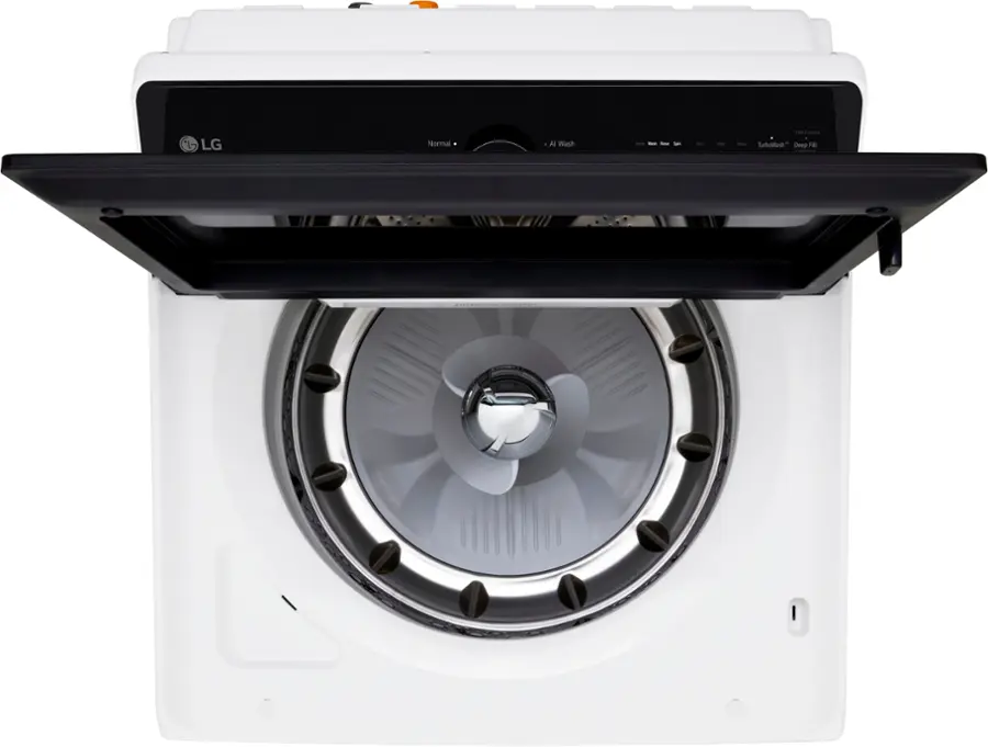 Alt View 17. LG - 5.5 Cu. Ft. High Efficiency Smart Top Load Washer with EasyUnload - Alpine White.