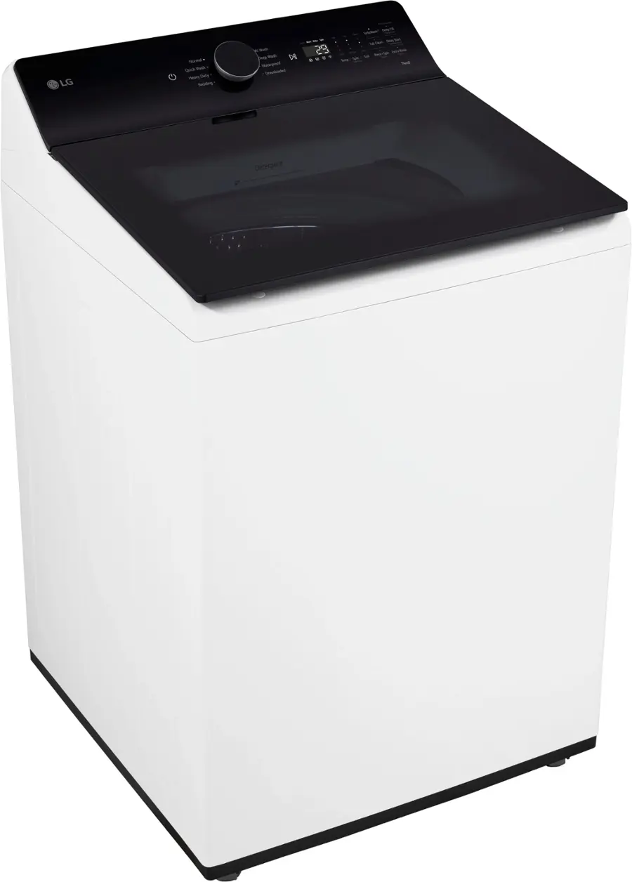 Alt View 18. LG - 5.5 Cu. Ft. High Efficiency Smart Top Load Washer with EasyUnload - Alpine White.