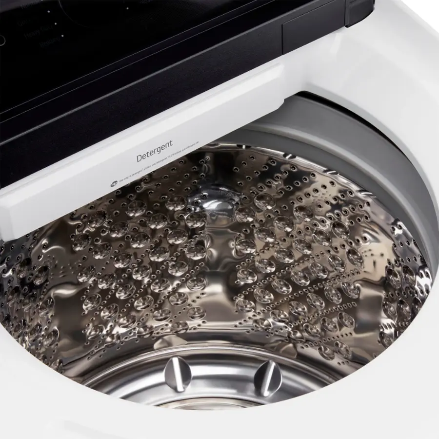 Alt View 25. LG - 5.5 Cu. Ft. High Efficiency Smart Top Load Washer with EasyUnload - Alpine White.
