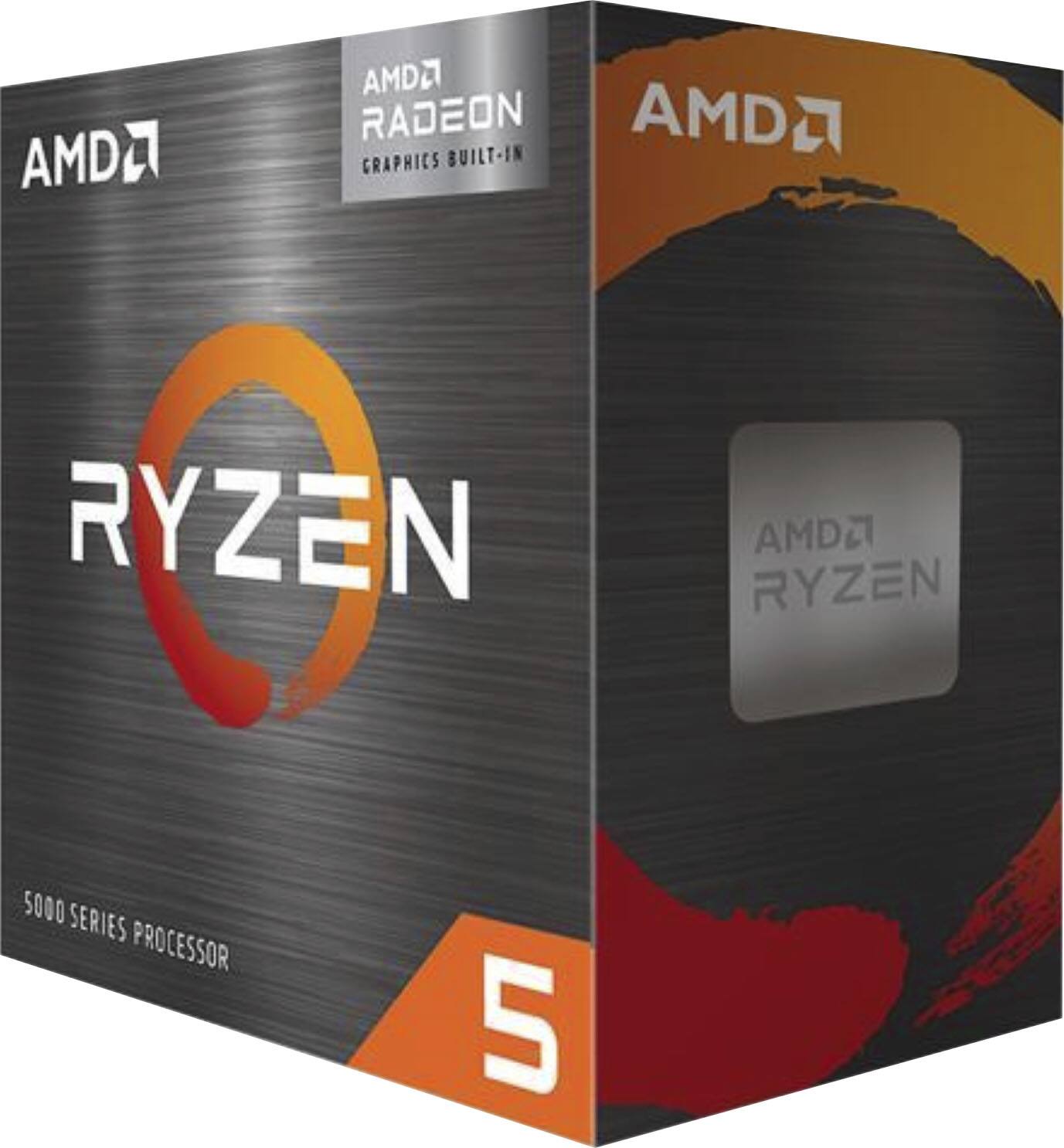Alt View 11. AMD - Ryzen 5 5500GT 6-core - 12-thread – 3.6 GHz (4.4 GHz Max Boost) Socket AM4 Unlocked Desktop Processor - Silver.