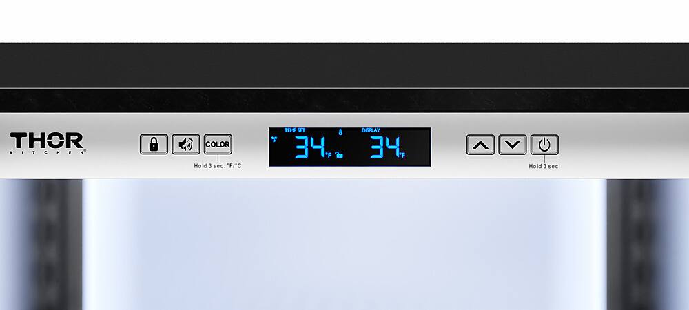 Alt View 13. Thor Kitchen - 5.3 Cu. Ft. Beverage Cooler with 140 Can Capacity - Stainless Steel.