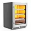 Angle. Thor Kitchen - 45 Bottle Built-In Single Zone Wine Cooler - Stainless Steel.