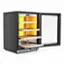 Left. Thor Kitchen - 45 Bottle Built-In Single Zone Wine Cooler - Stainless Steel.