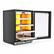 Left. Thor Kitchen - 45 Bottle Built-In Single Zone Wine Cooler - Stainless Steel.