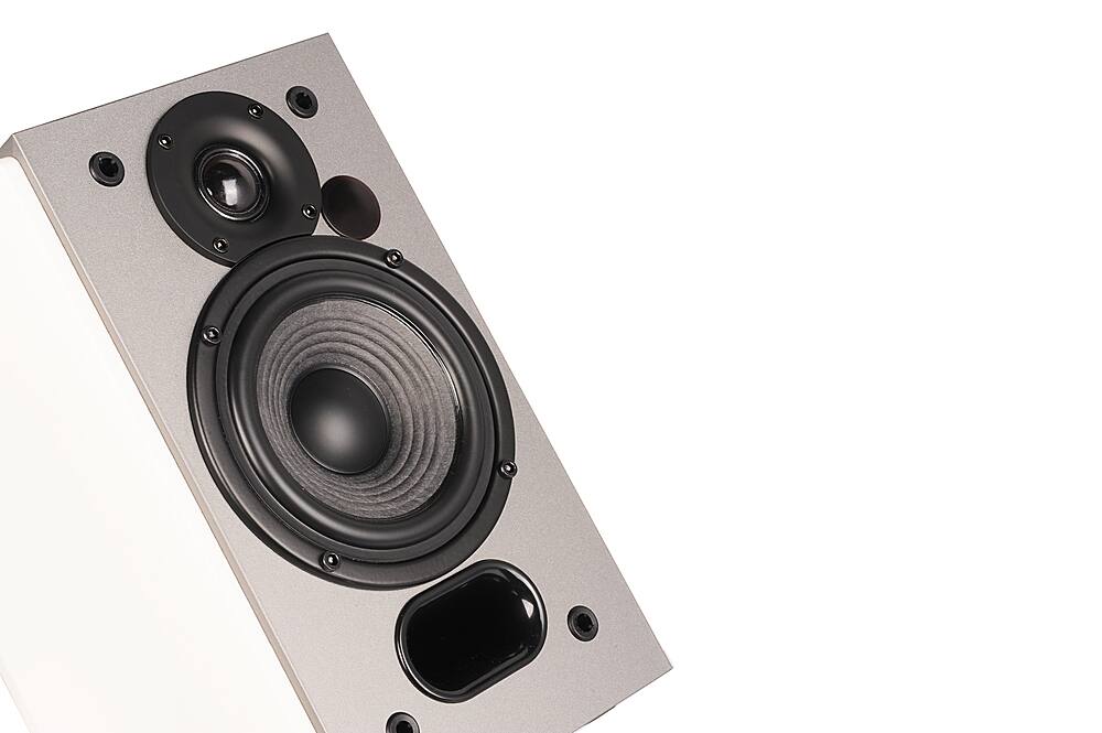 Alt View 1. Edifier - R1380T Active Bookshelf Speakers, Computer Speakers – Dual RCA inputs - 2.0 Studio Monitor Speaker - White.