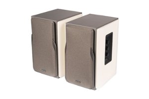 Edifier - R1380DB 4" 42-Watt Powered Bookshelf Speaker (Pair) - White - Front_Zoom