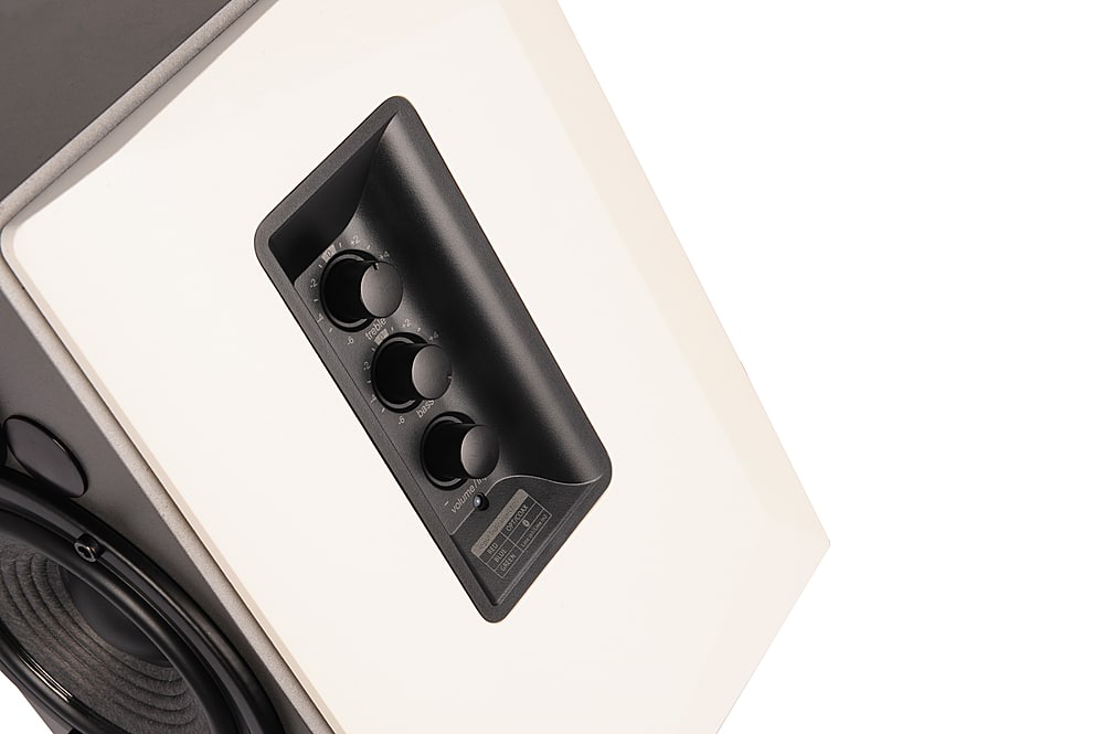 Alt View 13. Edifier - R1380DB 4" 42-Watt Powered Bookshelf Speaker (Pair) - White.