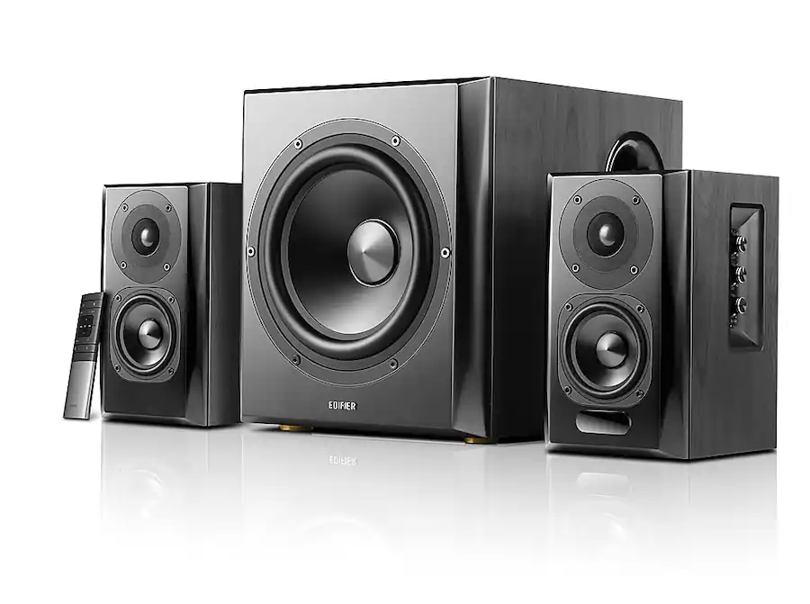 Edifier Sound Box Edifier S351DB 2.1 Bluetooth Multimedia Speaker System (3 Piece) Black ...
