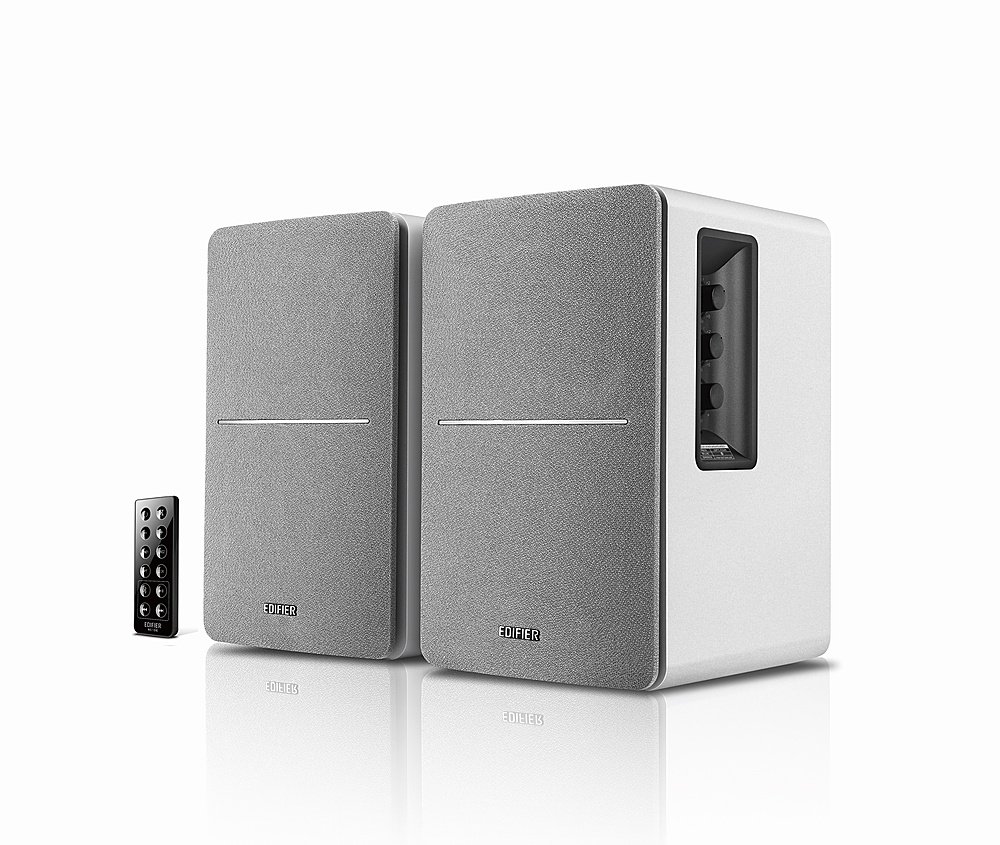 Edifier R1700BT 4 66-Watt Powered Bookshelf Speaker (Pair) White R1700BT  White - Best Buy