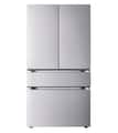 LG - 36-in Wide Counter-Depth MAX 25.5 Cu. Ft. 4-Door French Door Smart Refrigerator with Full-Convert Drawer - Stainless Steel