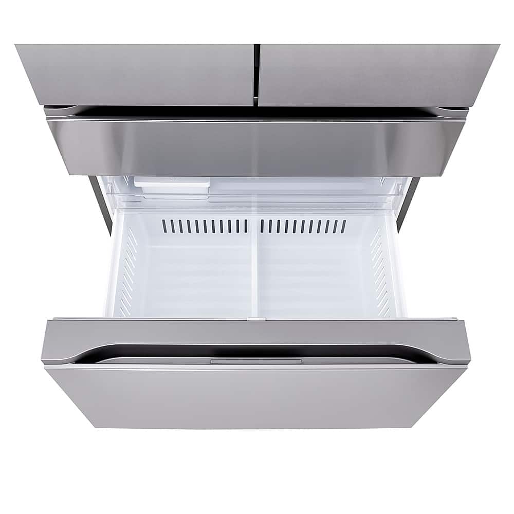 Alt View 15. LG - Counter-Depth MAX 25.5 Cu. Ft. 4-Door French Door Smart Refrigerator with Full-Convert Drawer - PrintProof Stainless Steel.