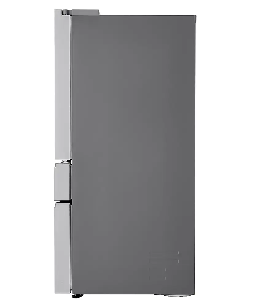 Alt View 18. LG - Counter-Depth MAX 25.5 Cu. Ft. 4-Door French Door Smart Refrigerator with Full-Convert Drawer - PrintProof Stainless Steel.
