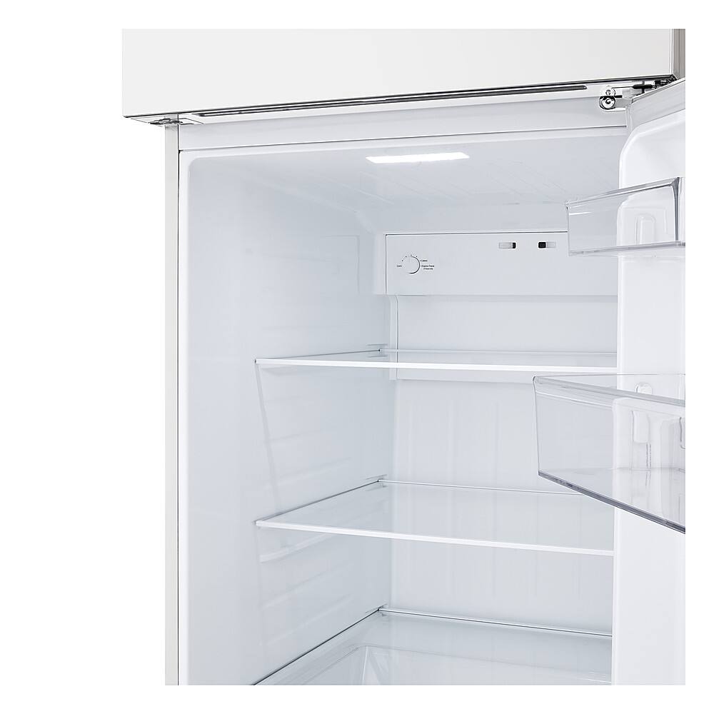 Alt View 16. LG - 17.5 Cu. Ft. Garage Ready Top-Freezer Refrigerator with Reversible Doors - White.
