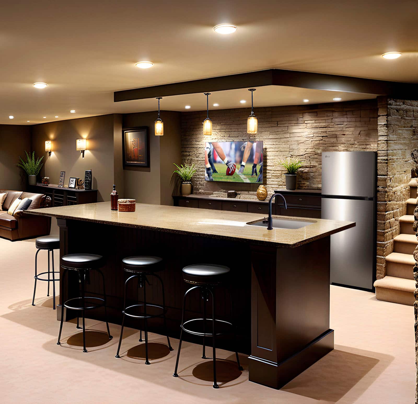 Alt View 21. LG - 17.5 Cu. Ft. Garage Ready Top-Freezer Refrigerator with Reversible Doors - Stainless Steel.