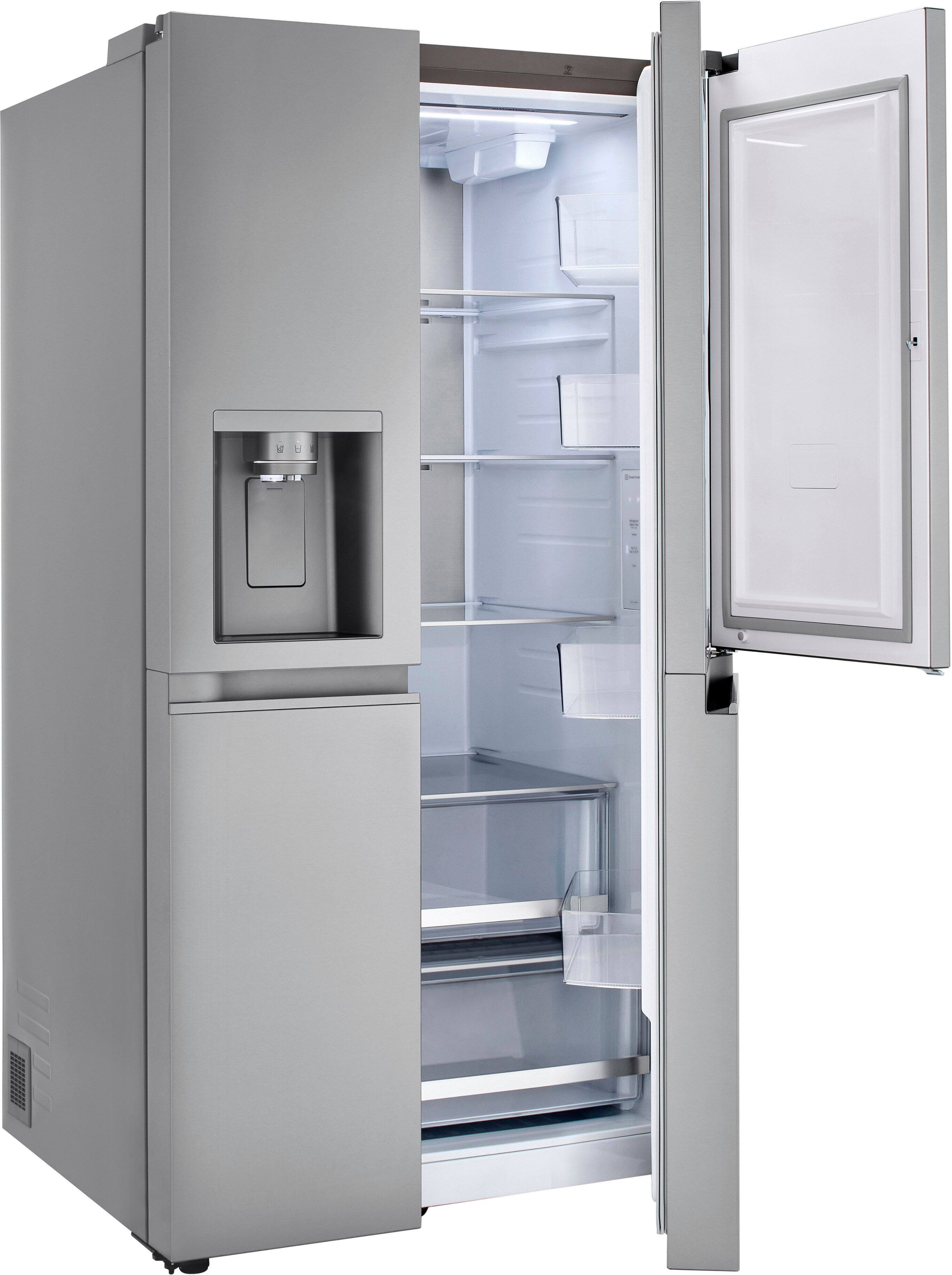 Alt View 15. LG - 27.12 Cu. Ft. Door-in-Door Side-by-Side Refrigerator with SpacePlus Ice System - PrintProof Stainless Steel.