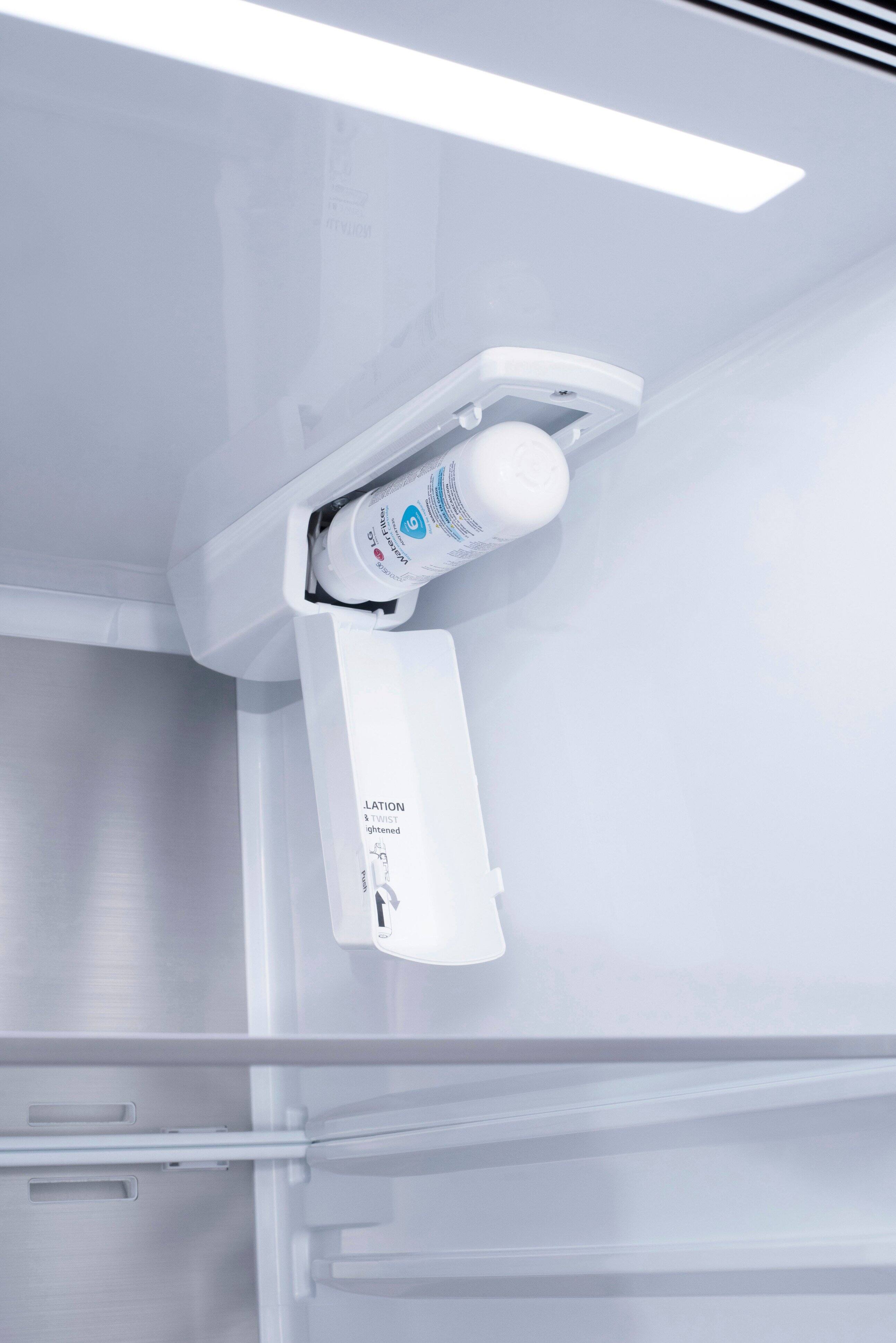 Alt View 19. LG - 27.12 Cu. Ft. Door-in-Door Side-by-Side Refrigerator with SpacePlus Ice System - PrintProof Stainless Steel.