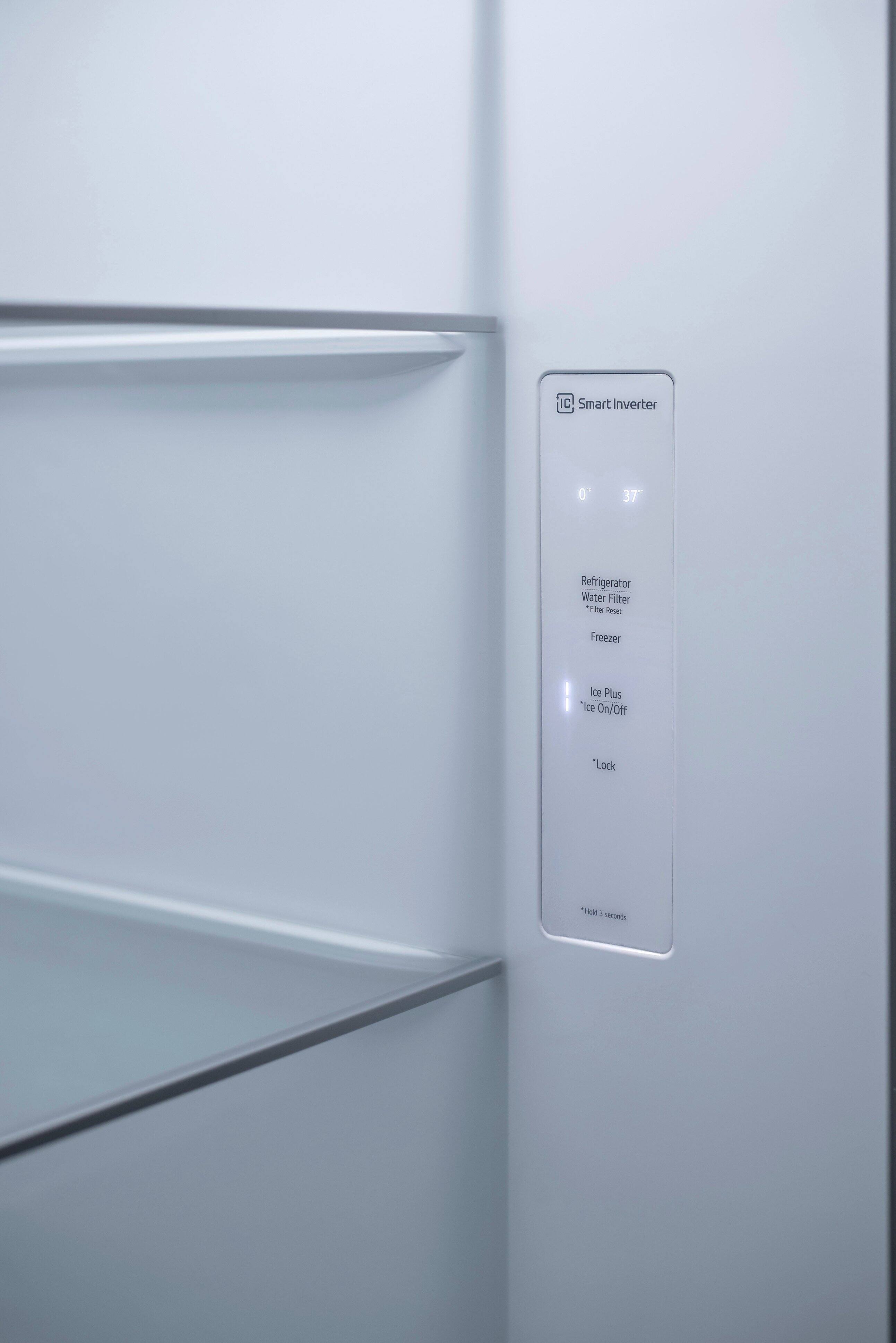 Alt View 26. LG - 27.12 Cu. Ft. Door-in-Door Side-by-Side Refrigerator with SpacePlus Ice System - PrintProof Stainless Steel.