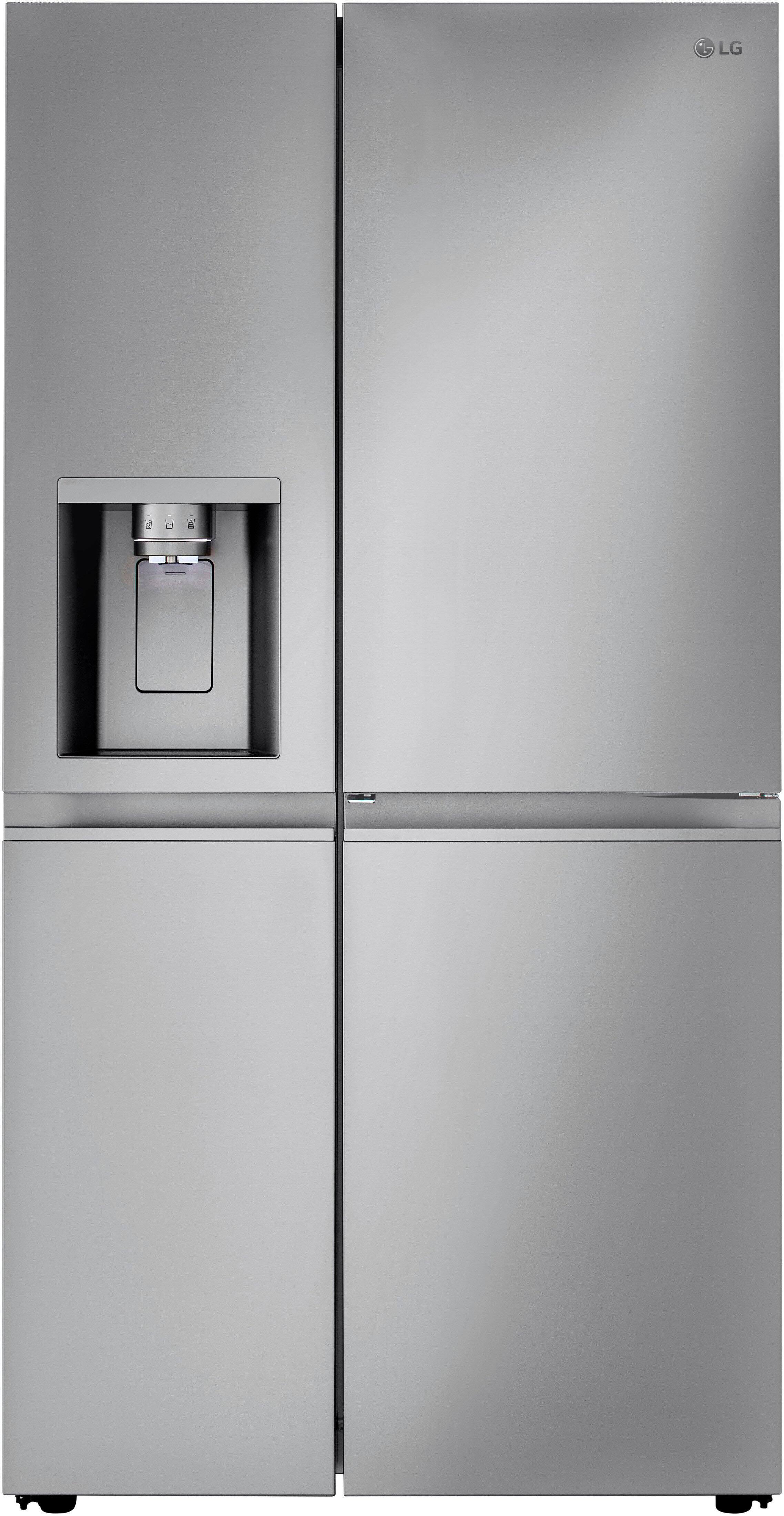 Alt View 2. LG - 27.12 Cu. Ft. Door-in-Door Side-by-Side Refrigerator with SpacePlus Ice System - PrintProof Stainless Steel.