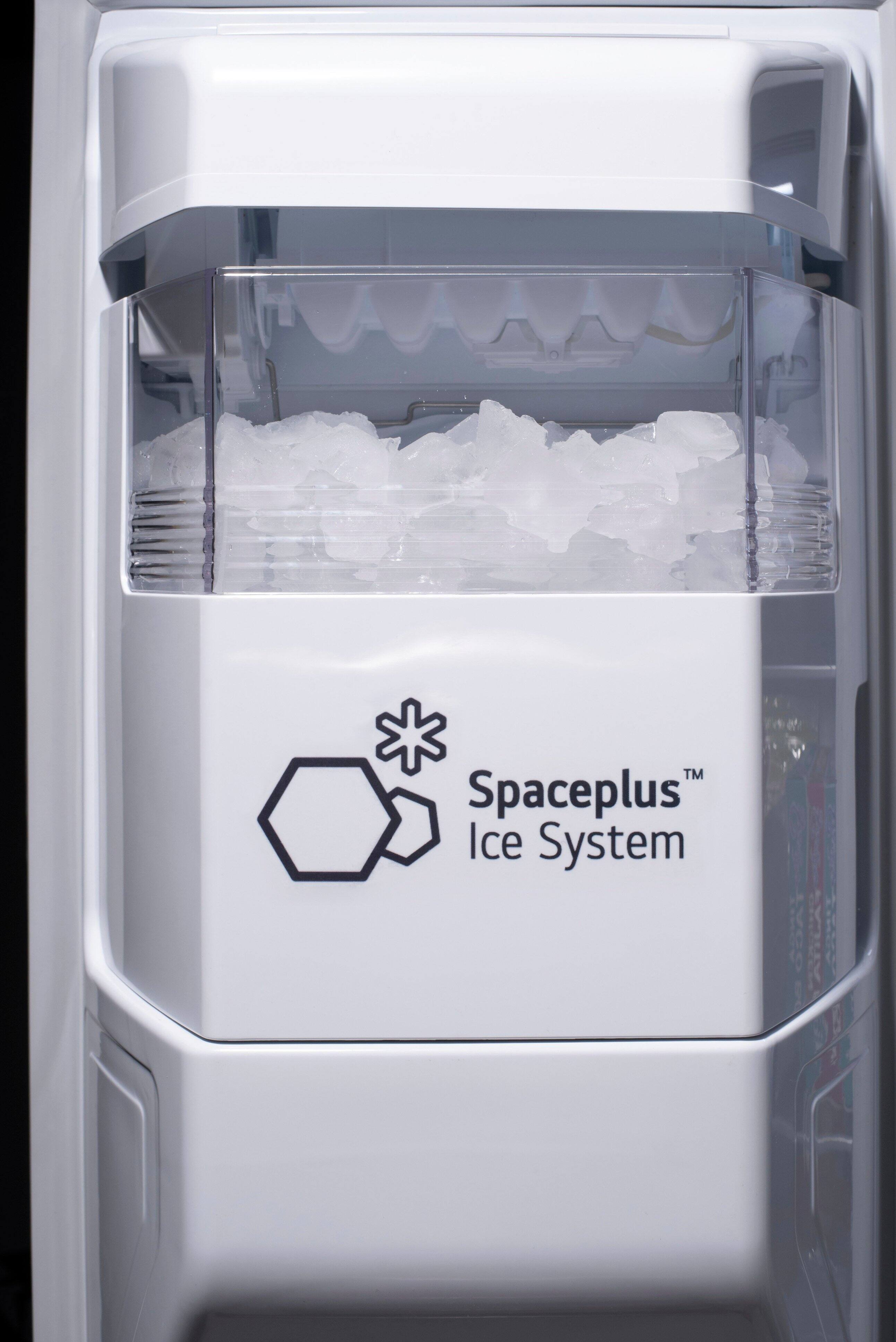 Alt View 34. LG - 27.12 Cu. Ft. Door-in-Door Side-by-Side Refrigerator with SpacePlus Ice System - PrintProof Stainless Steel.