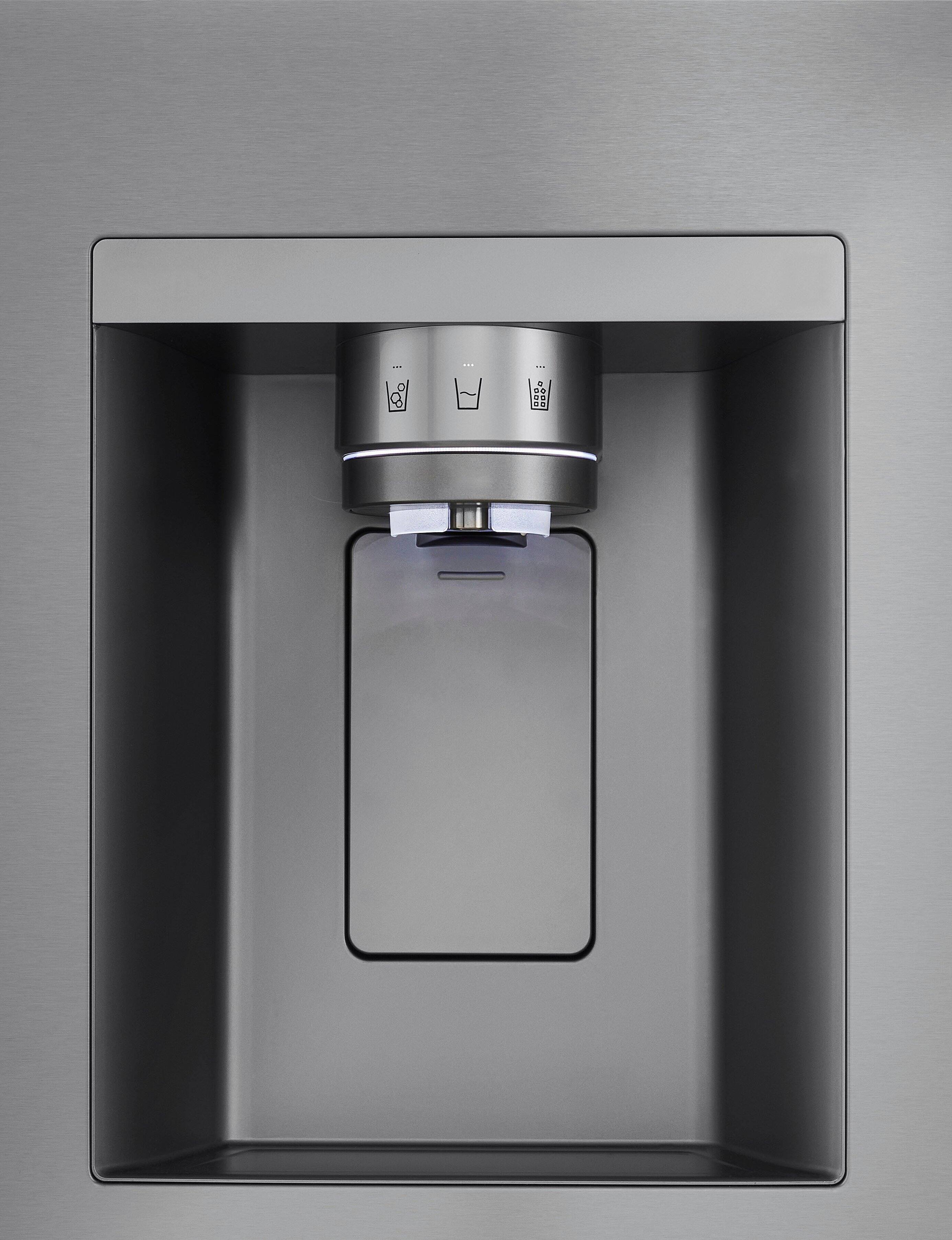 Alt View 35. LG - 27.12 Cu. Ft. Door-in-Door Side-by-Side Refrigerator with SpacePlus Ice System - PrintProof Stainless Steel.