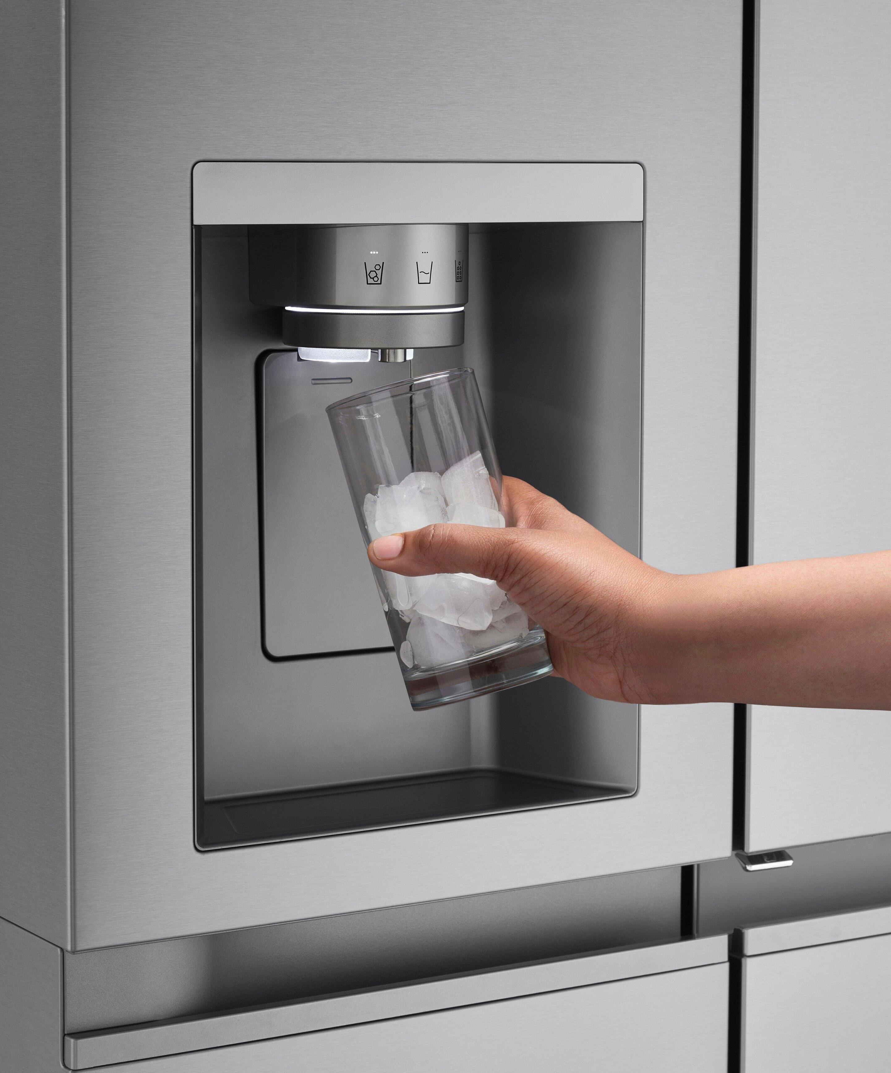 Alt View 38. LG - 27.12 Cu. Ft. Door-in-Door Side-by-Side Refrigerator with SpacePlus Ice System - PrintProof Stainless Steel.