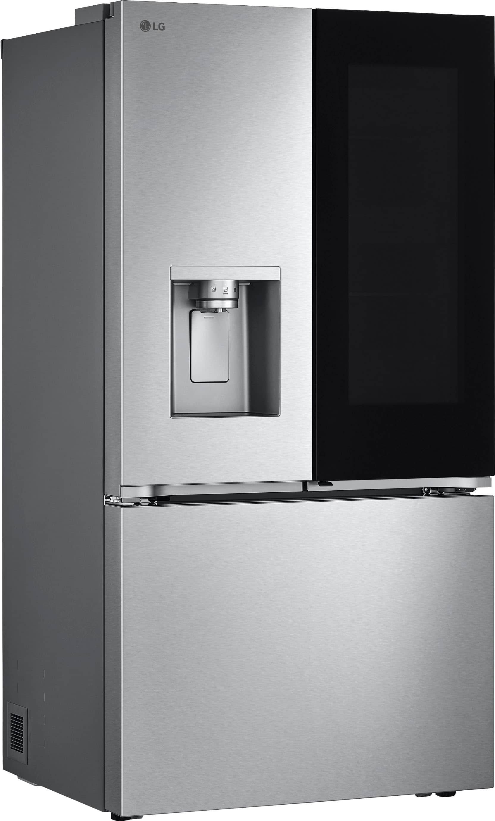 LG Standard-Depth MAX 30.7 Cu. Ft. French Door Smart Refrigerator with  InstaView Stainless Steel LF31S6360S - Best Buy