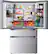 Alt View 12. LG - Standard-Depth MAX 28.6 Cu. Ft. 4-Door French Door-in-Door Smart Refrigerator with InstaView MyColor - PrintProof Stainless Steel.