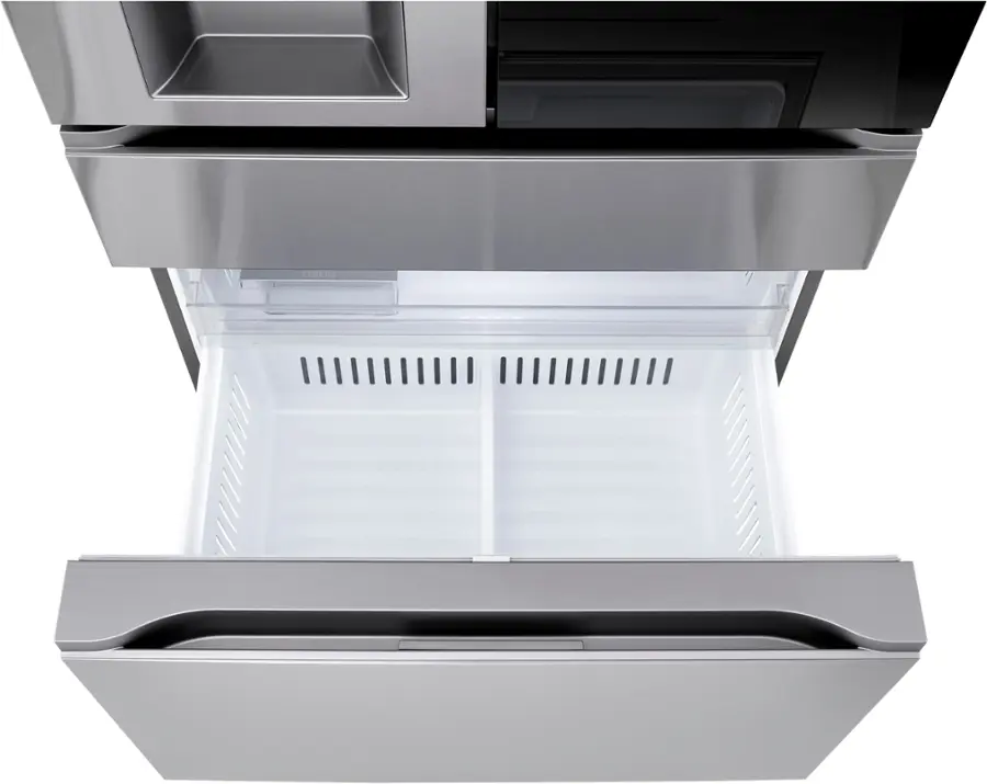 Alt View 18. LG - Standard-Depth MAX 28.6 Cu. Ft. 4-Door French Door-in-Door Smart Refrigerator with InstaView MyColor - PrintProof Stainless Steel.
