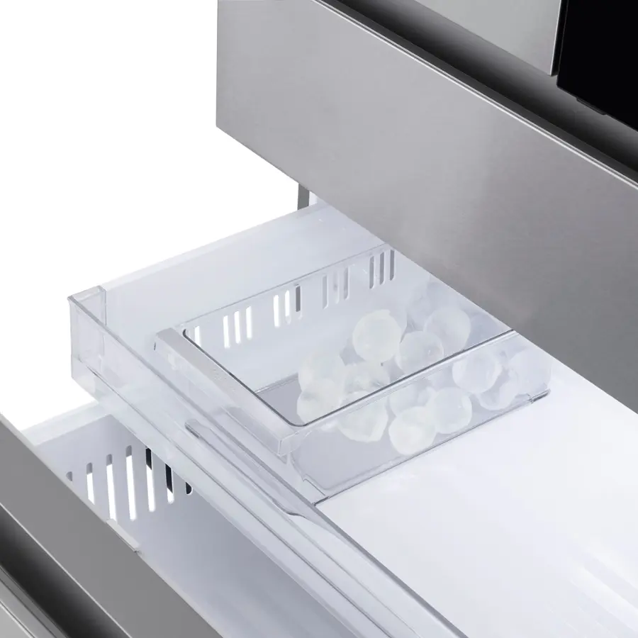 Alt View 27. LG - Standard-Depth MAX 28.6 Cu. Ft. 4-Door French Door-in-Door Smart Refrigerator with InstaView MyColor - PrintProof Stainless Steel.