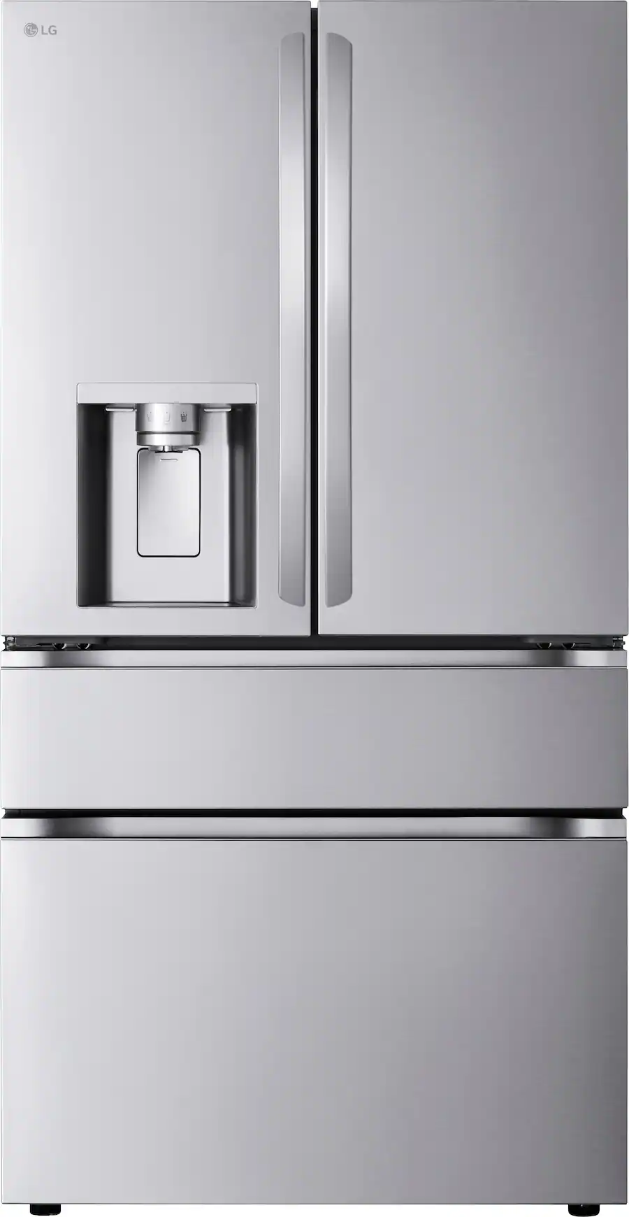 LG 36 in Counter Depth MAX 24.5 Cu. Ft. 4 Door French Door Smart ...