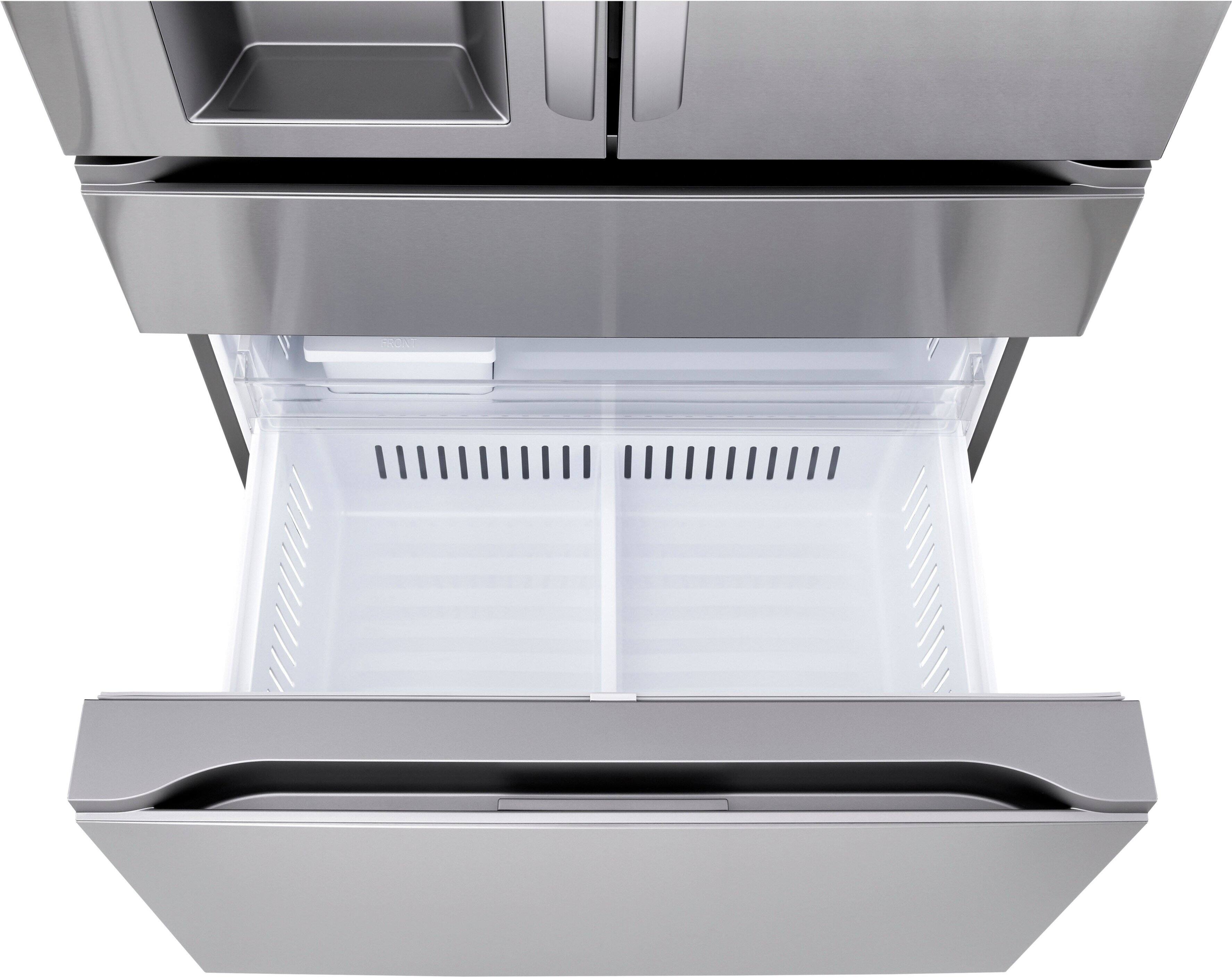 Alt View 16. LG - Counter-Depth MAX 24.5 Cu. Ft. 4-Door French Door Smart Refrigerator with Full-Convert Drawer - PrintProof Stainless Steel.