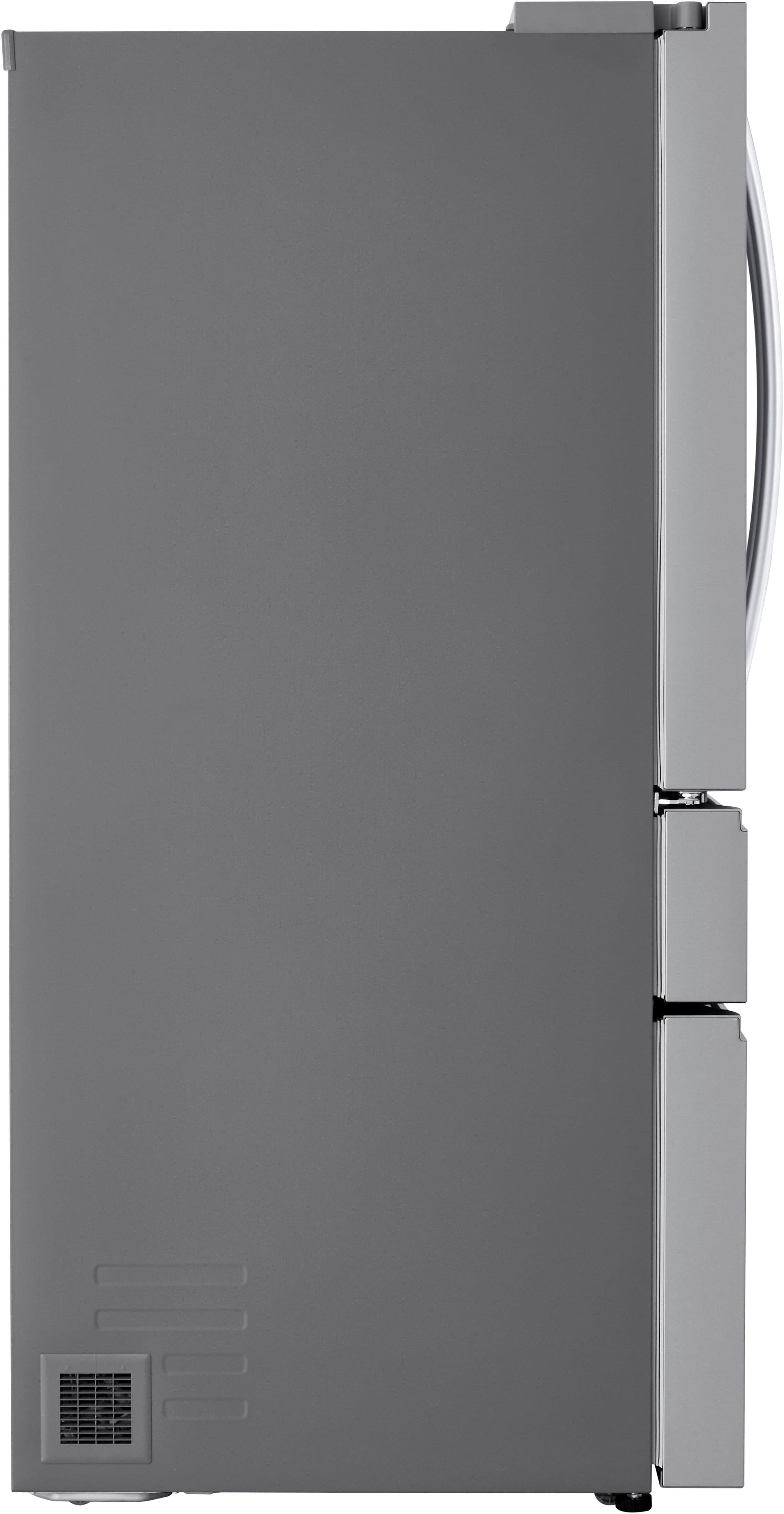 Alt View 22. LG - Counter-Depth MAX 24.5 Cu. Ft. 4-Door French Door Smart Refrigerator with Full-Convert Drawer - PrintProof Stainless Steel.