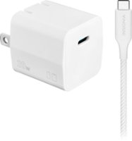 Insignia™ - 20W USB-C Compact Wall Charger Kit for Smartphones, Tablets & More - White - Front_Zoom