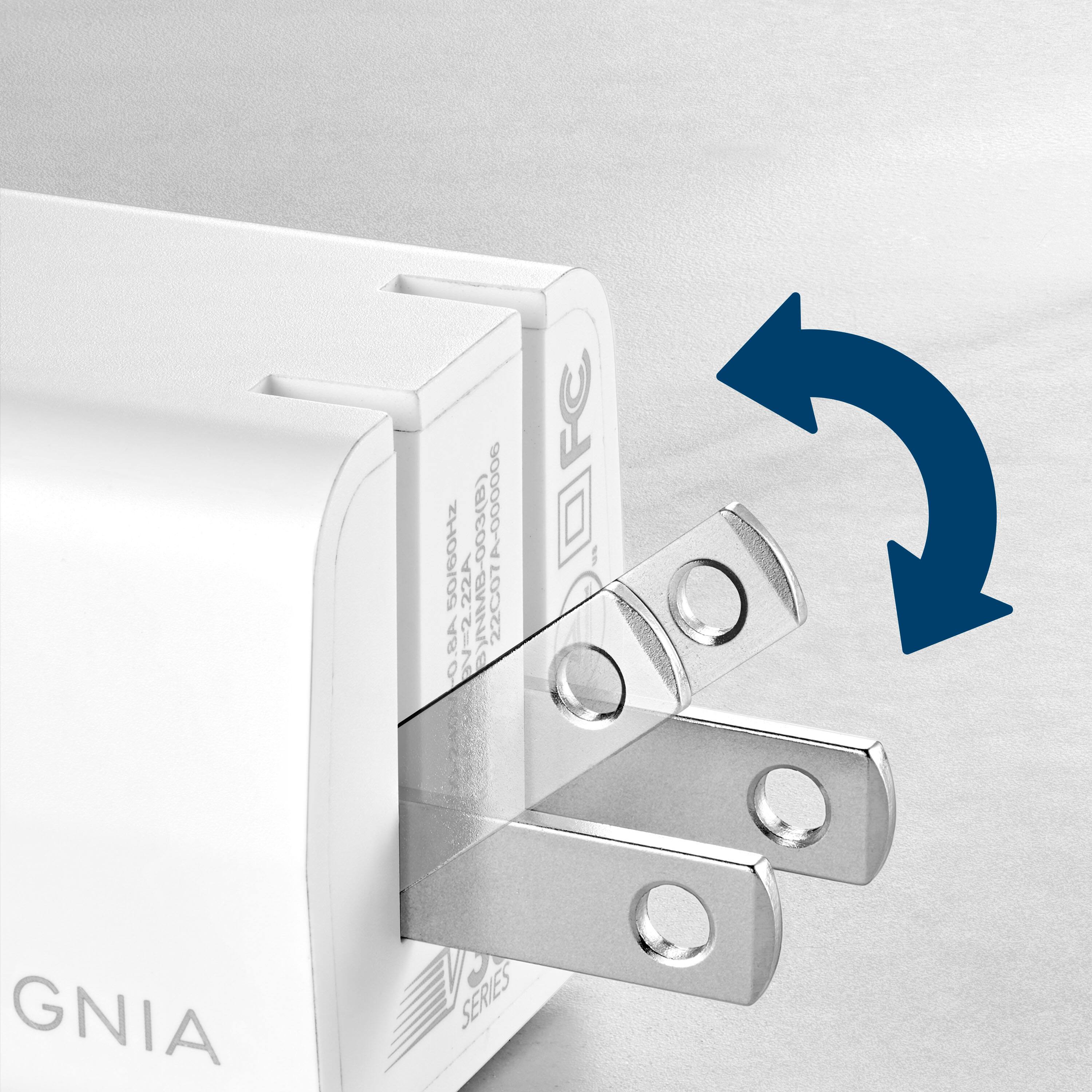 Alt View 17. Insignia™ - 20W USB-C Compact Wall Charger Kit for Smartphones, Tablets & More - White.