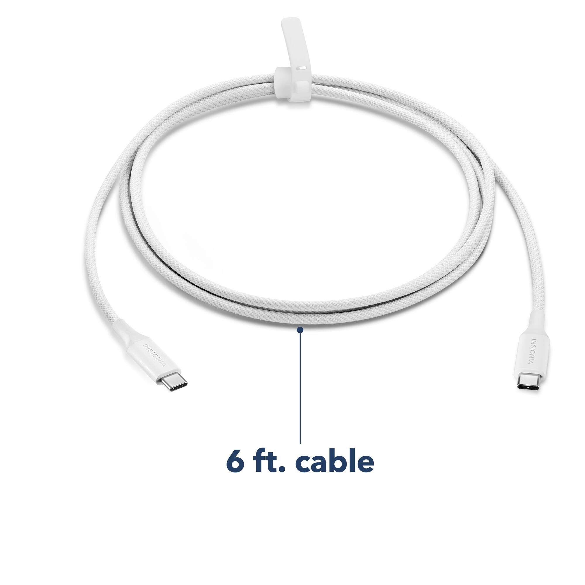 Alt View 20. Insignia™ - 20W USB-C Compact Wall Charger Kit for Smartphones, Tablets & More - White.