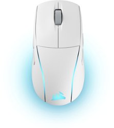 CORSAIR - M75 WIRELESS Lightweight RGB Gaming Mouse - White - Front_Zoom
