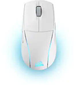 CORSAIR - M75 WIRELESS Lightweight Optical RGB Gaming Ambidextrous Mouse - Wireless - White