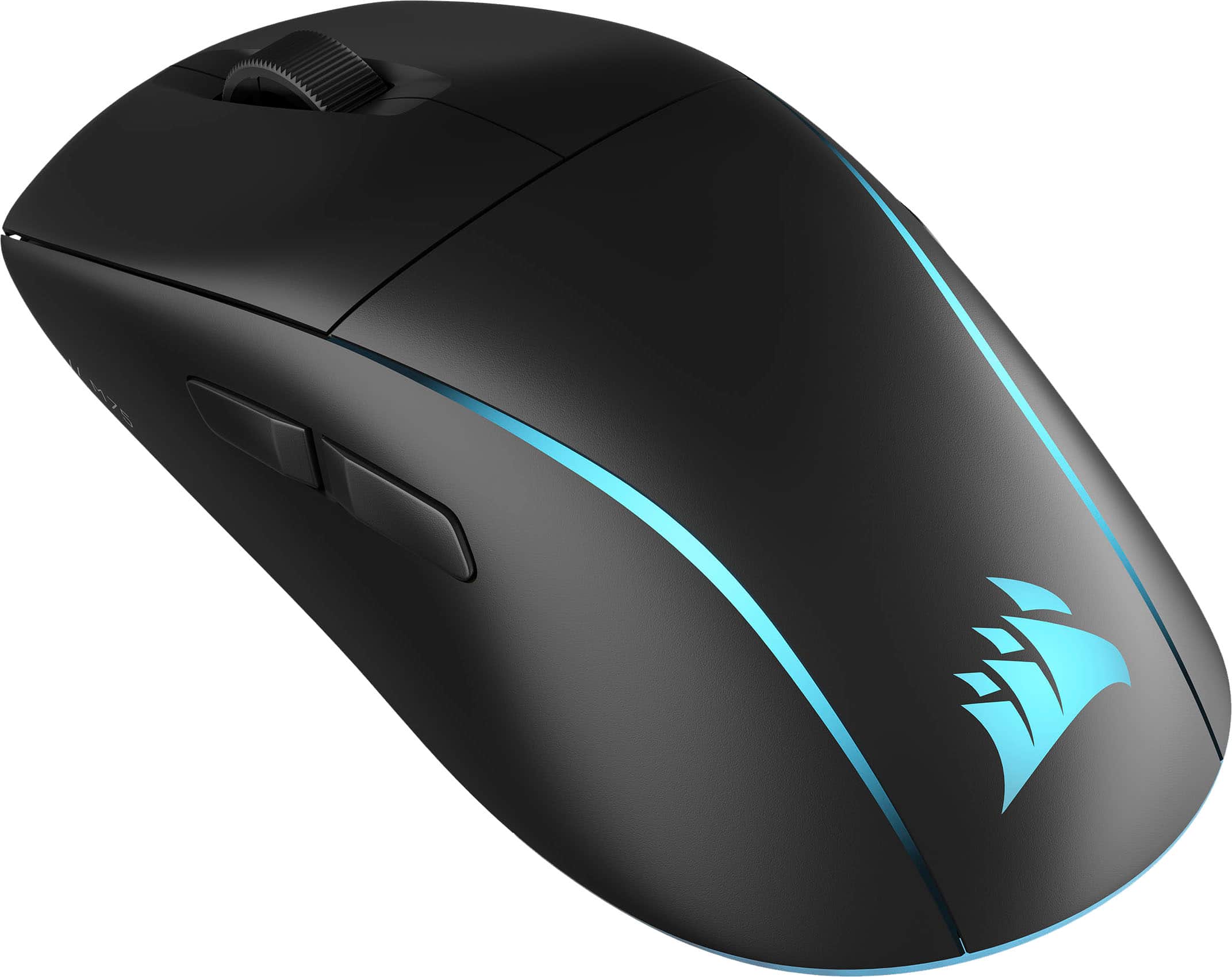 Angle. CORSAIR - M75 WIRELESS Lightweight RGB Gaming Mouse - Black.