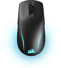 Front. CORSAIR - M75 WIRELESS Lightweight RGB Gaming Mouse - Black.