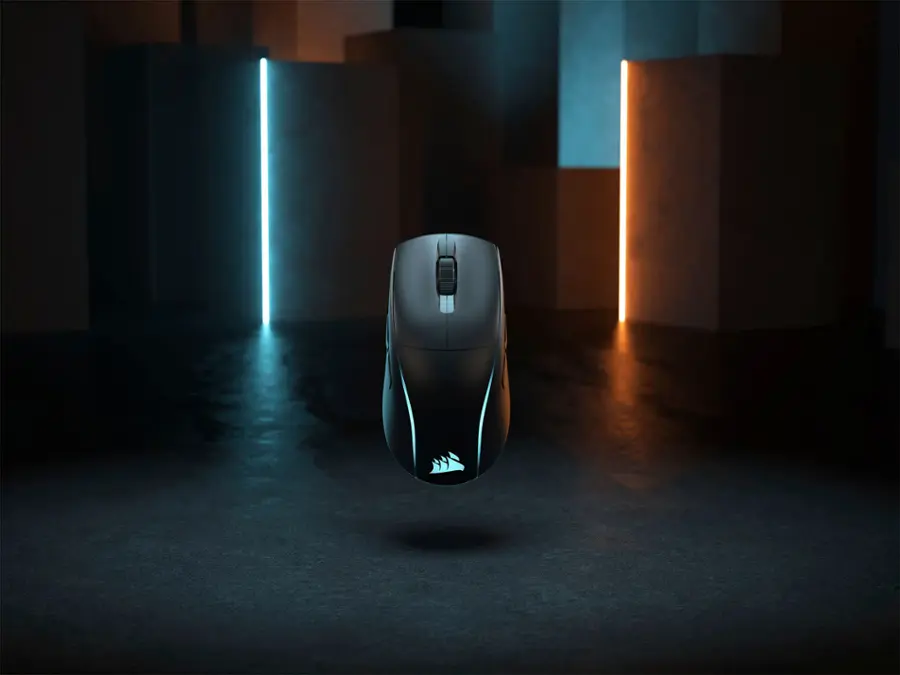 Alt View 19. CORSAIR - M75 WIRELESS Lightweight RGB Gaming Mouse - Black.