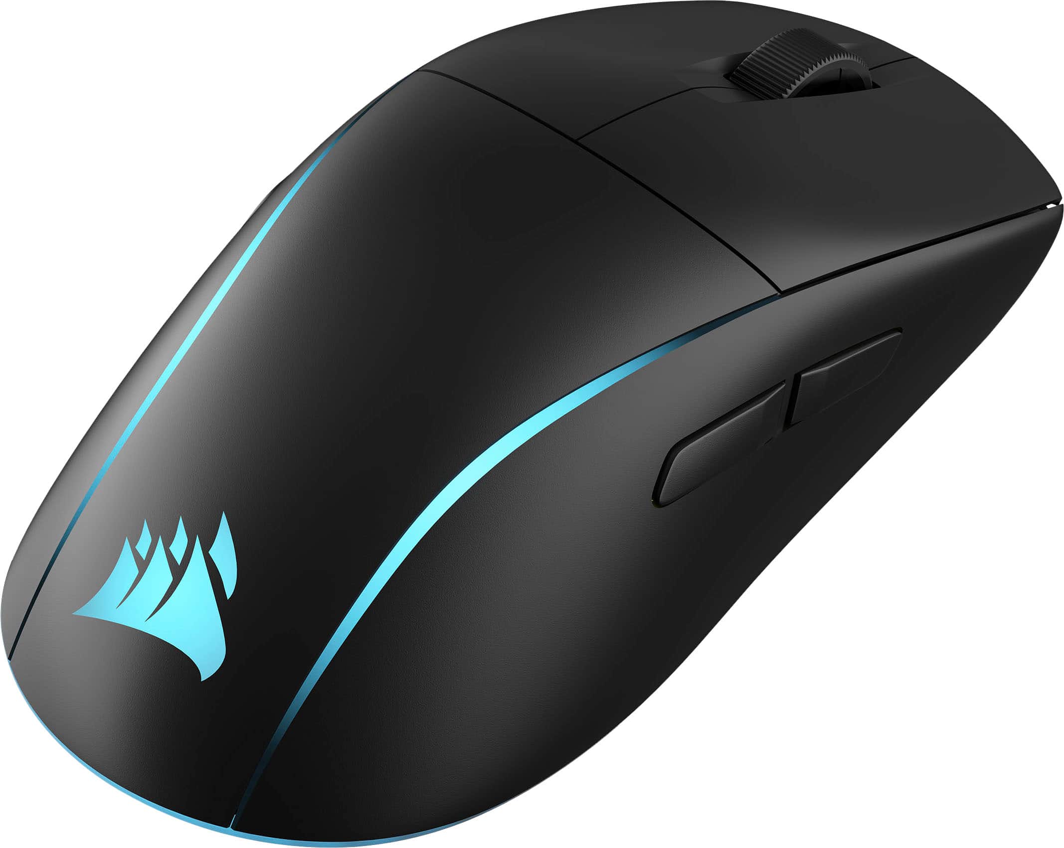 Left. CORSAIR - M75 WIRELESS Lightweight RGB Gaming Mouse - Black.