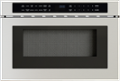 Zephyr 1.2 cu. ft. Built-In Microwave Drawer with Sensor Cooking and Preset Cooking Options - Stainless Steel