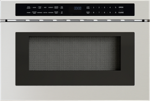 Zephyr 1.2 cu. ft. Built-In Microwave Drawer with Sensor Cooking and Preset Cooking Options - Stainless Steel - Front_Zoom