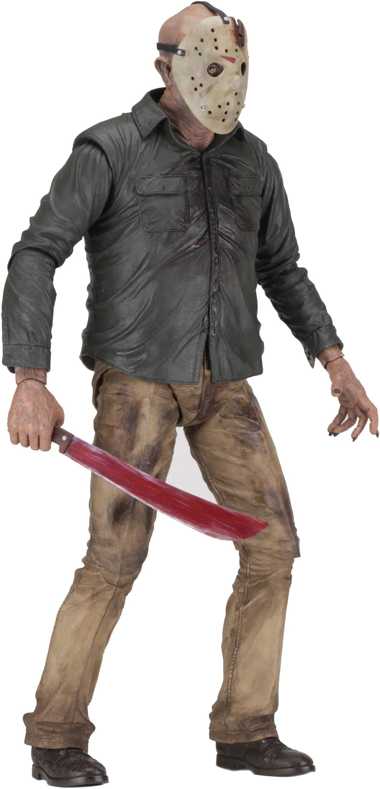 Left. NECA - Friday the 13th 1/4 Scale Action Figure - Part 4 Jason.